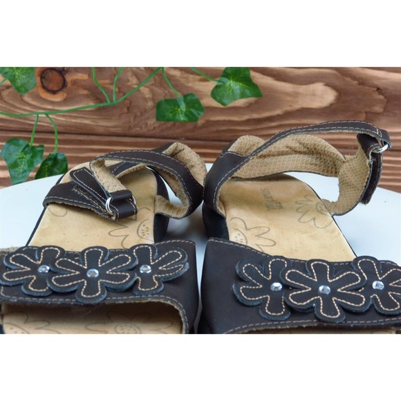 Smart fit Youth Girls Shoes Size 3.5 M Brown Ankle Synthetic - Picture 3 of 7